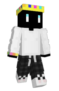 Front of FadePanda's skin
