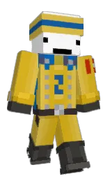 anzac and white Minecraft skin — Classic model — first worn by KindCobra14