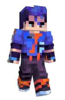 Front of tenmago's skin