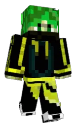 black and malachite Minecraft skin — Classic model