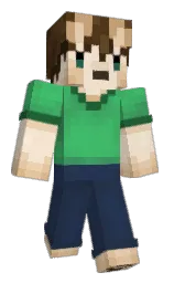 brown tumbleweed and albescent white Minecraft skin — Classic model — first worn by SPODERMONKY