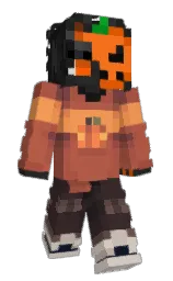 1dont's Minecraft skin wearing the Builder cape