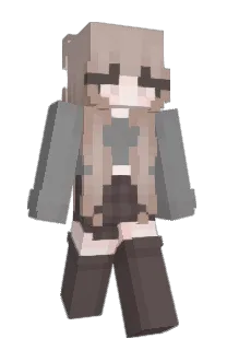 Front of Violetive's skin
