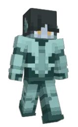 spectra and shadow green Minecraft skin — Slim model — first worn by RightAsRaina