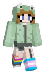 Kn0chentrocken's Minecraft skin wearing the Pan cape