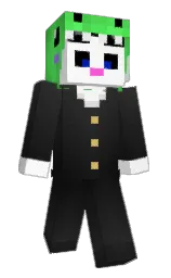 dove gray and white Minecraft skin — Classic model — first worn by renzzo90