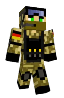 Front of Minecraft skin