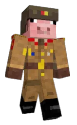 black and crowshead Minecraft skin — Classic model — first worn by Ayzor__