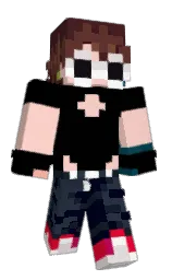 black and cinderella Minecraft skin — Slim model