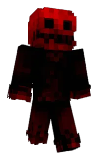 Front of spooky's skin