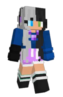 Front of ItsKittyYouTube's skin
