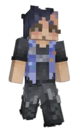 RyverFyre's Minecraft skin wearing the Cherry Blossom cape