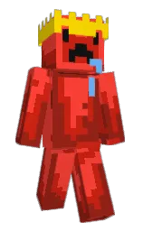 red orange and tamarillo Minecraft skin — Slim model
