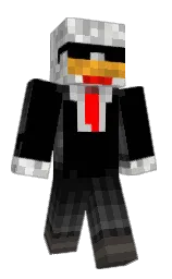 Vladrac's Minecraft skin wearing the Migrator cape