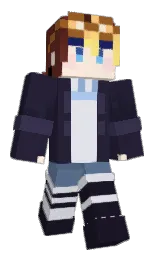 steel gray and athens gray Minecraft skin — Classic model — first worn by MoonLemon_