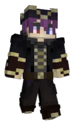 cinder and night rider Minecraft skin — Classic model — first worn by Hourveil