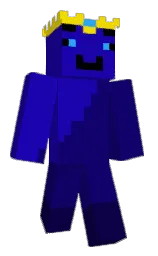dark blue and navy blue Minecraft skin — Classic model — first worn by Lagy_Gamez