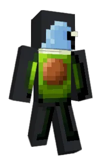 Front of Sweanold's skin