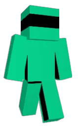 black Minecraft skin — Classic model — first worn by reflexer240