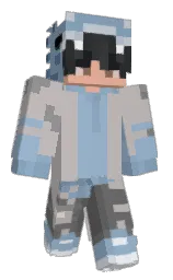 nobel and rock blue Minecraft skin — Classic model