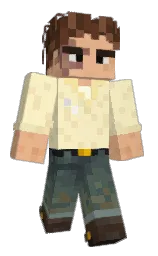double pearl lusta and gold sand Minecraft skin — Classic model