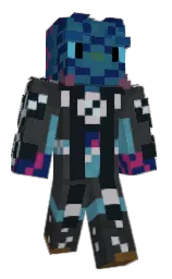 outer space and shark Minecraft skin — Classic model — first worn by Mr_Joi