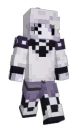 mischka and steel gray Minecraft skin — Classic model