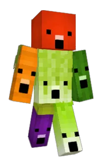 Front of erdrosseln's skin