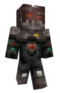 Front of T9BI's skin