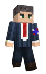 flesh and ebony clay Minecraft skin — Slim model — first worn by TheNeoLex