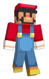 monza and steel blue Minecraft skin — Classic model