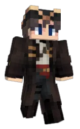 cocoa brown Minecraft skin — Classic model — first worn by tvdzel28