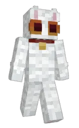 white and iron Minecraft skin — Slim model — first worn by DonnyTheDonny