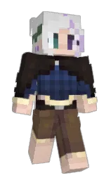 E11ie45's Minecraft skin wearing the Cherry Blossom cape