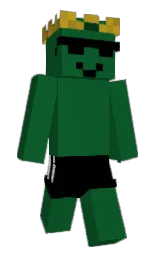jewel and black Minecraft skin — Slim model — first worn by JAKSAMUCKE