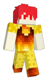 The_Legond_Fire's Minecraft skin wearing the Migrator cape