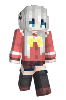 egoistic Minecraft avatar full body