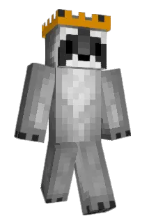 el_rey_mapache Minecraft avatar full body
