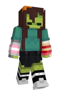 electricmoss Minecraft avatar full body
