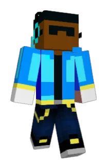 elektriking Minecraft avatar full body