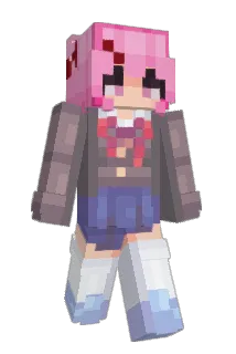 elleface Minecraft avatar full body
