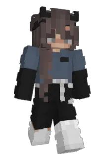 ellow Minecraft avatar full body