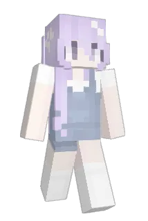 emotional Minecraft avatar full body