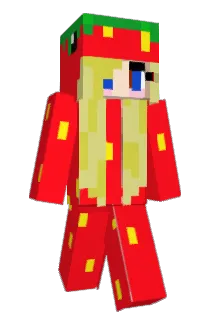 erdbeerbobbel Minecraft avatar full body