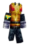 esquilando Minecraft avatar full body