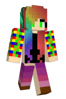 evathered Minecraft avatar full body