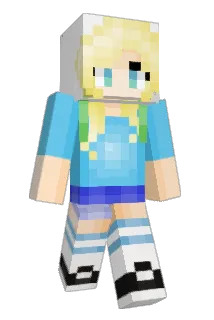 evie_green Minecraft avatar full body