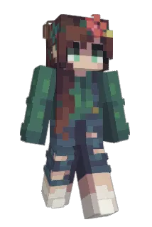 evpink Minecraft avatar full body