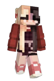 exwaifu Minecraft avatar full body