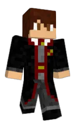 Simulativ's Minecraft skin wearing the Aurora cape